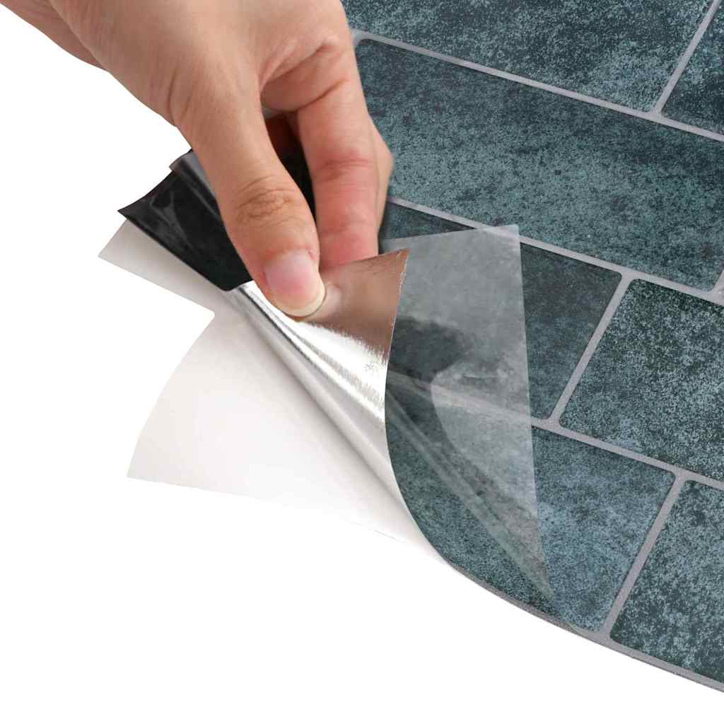 Adesivi Decorativi 50 pcs Blu Verde 29,4 x 21,4 x 0,8 cm 42021241