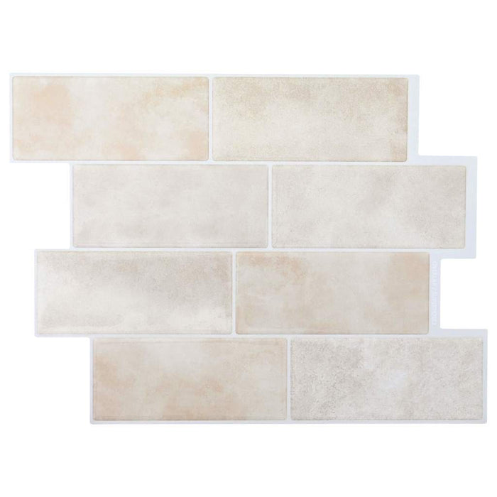 Adesivi Decorativi 20 pcs Marmo Beige 29,4 x 21,4 x 0,8 cm 42021243