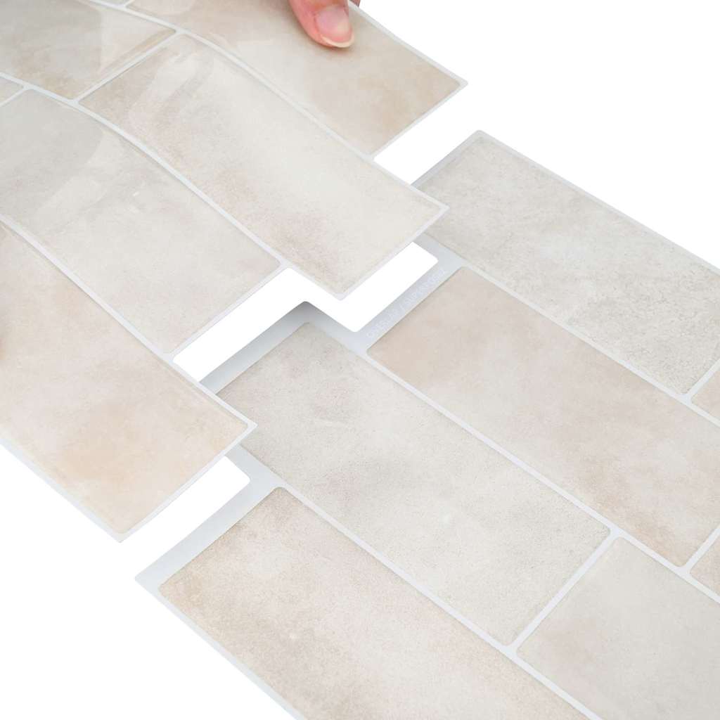 Adesivi Decorativi 50 pcs Marmo Beige 29,4 x 21,4 x 0,8 cm 42021244