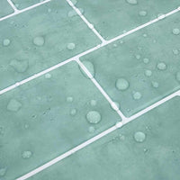 Adesivi Decorativi 10 pcs Grigio Verde 29,4 x 21,4 x 0,8 cm 42021245