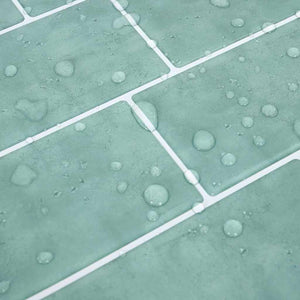 Adesivi Decorativi 10 pcs Grigio Verde 29,4 x 21,4 x 0,8 cm 42021245