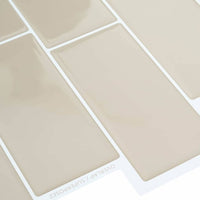 Adesivi Decorativi 10 pcs Beige 29,4 x 21,4 x 0,8 cm 42021248