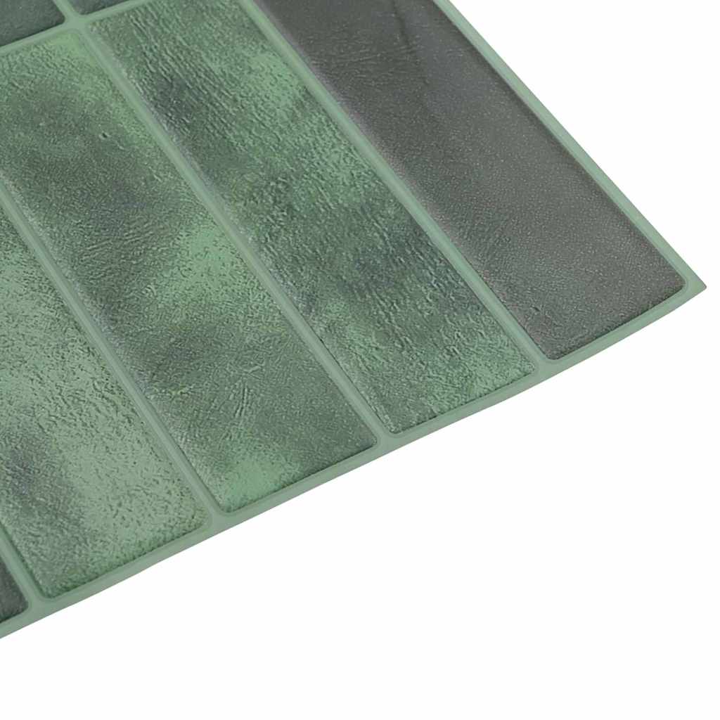 Adesivi Decorativi 10 pcs Verde Scuro 29 x 22,9 x 0,8 cm 42021251