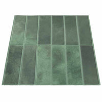 Adesivi Decorativi 10 pcs Verde Scuro 29 x 22,9 x 0,8 cm 42021251