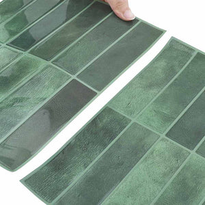 Adesivi Decorativi 50 pcs Verde Scuro 29 x 22,9 x 0,8 cm 42021253