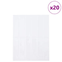 Adesivi Decorativi 20 pcs Bianco 29 x 22,9 x 0,8 cm 42021264