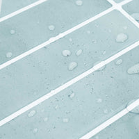 Adesivi Decorativi 10 pcs Grigio Verde 29 x 22,9 x 0,8 cm 42021269