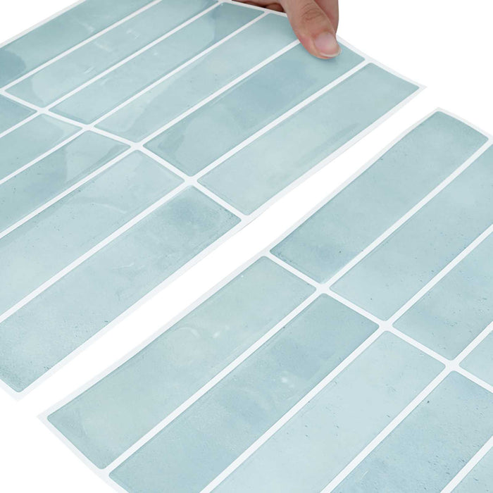 Adesivi Decorativi 20 pcs Grigio Verde 29 x 22,9 x 0,8 cm 42021270