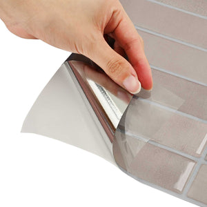 Adesivi Decorativi 10 pcs Caffè beige 29 x 22,9 x 0,8 cm 42021272