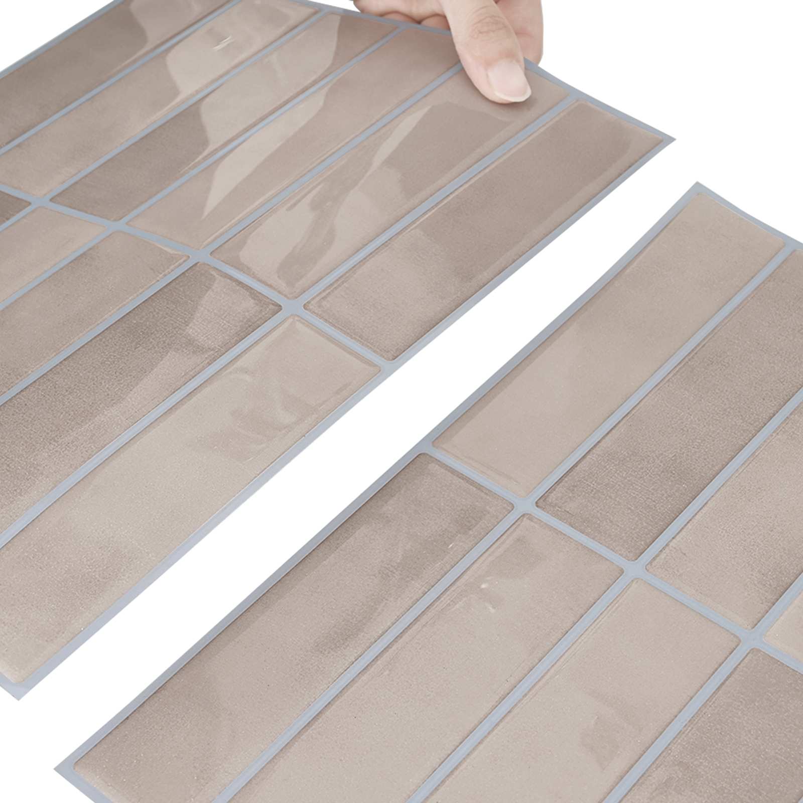 Adesivi Decorativi 50 pcs Caffè beige 29 x 22,9 x 0,8 cm 42021274