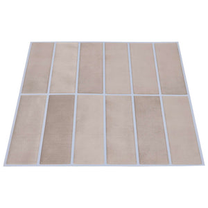 Adesivi Decorativi 50 pcs Caffè beige 29 x 22,9 x 0,8 cm 42021274