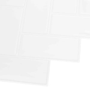 Adesivi Decorativi 10 pcs Bianco 30 x 30 x 0,8 cm 42021278