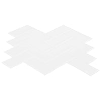 Adesivi Decorativi 10 pcs Bianco 30 x 30 x 0,8 cm 42021278