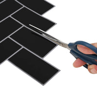 Adesivi Decorativi 20 pcs Nero 30 x 30 x 0,8 cm 42021282