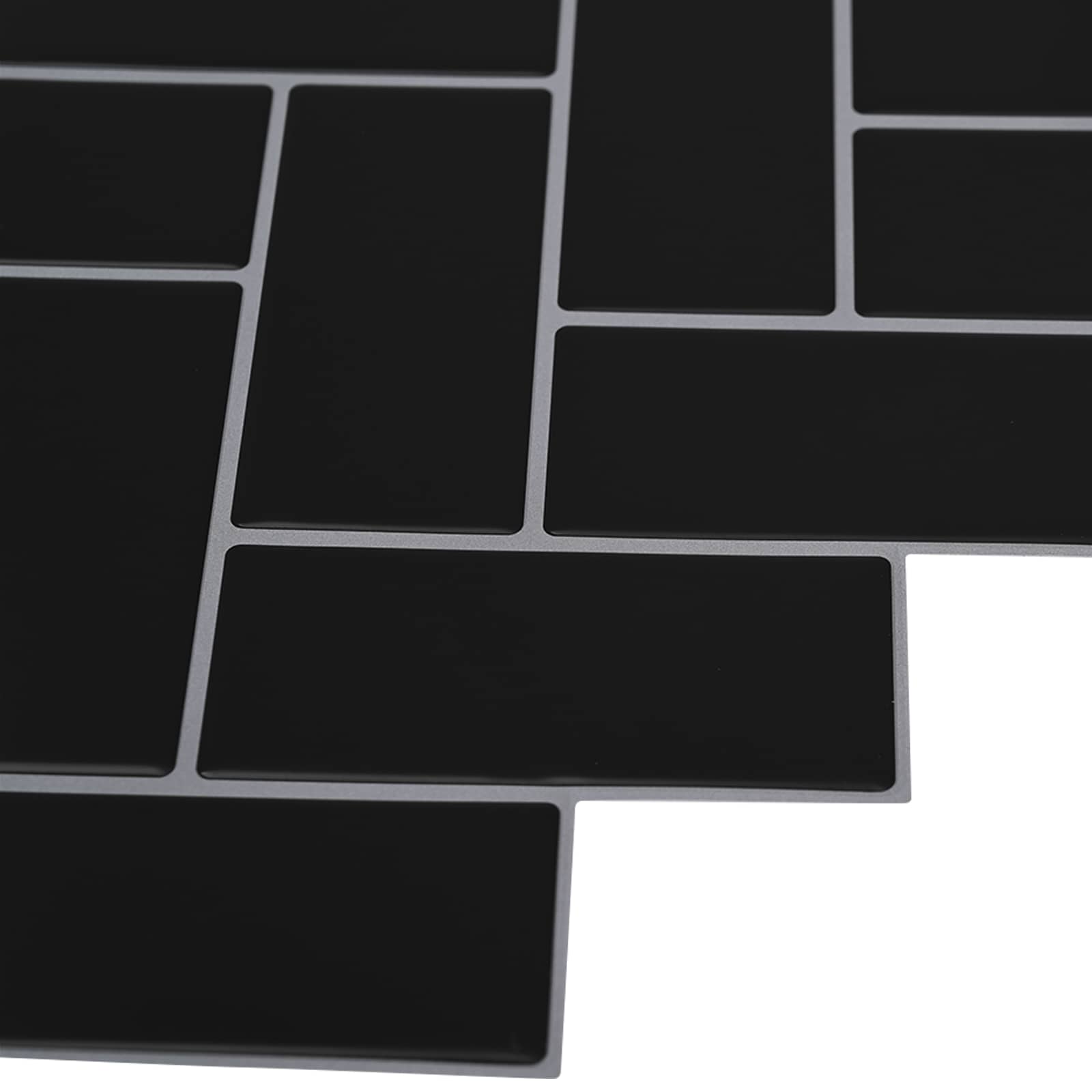 Adesivi Decorativi 50 pcs Nero 30 x 30 x 0,8 cm 42021283
