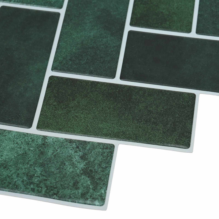 Adesivi Decorativi 20 pcs Verde Scuro 30 x 30 x 0,8 cm 42021285