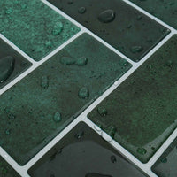 Adesivi Decorativi 20 pcs Verde Scuro 30 x 30 x 0,8 cm 42021285