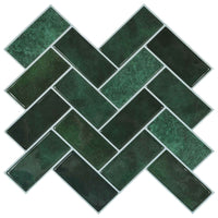 Adesivi Decorativi 20 pcs Verde Scuro 30 x 30 x 0,8 cm 42021285