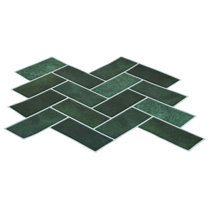 Adesivi Decorativi 50 pcs Verde Scuro 30 x 30 x 0,8 cm 42021286