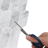 Adesivi Decorativi 10 pcs Marmo Grigio 30 x 30 x 0,8 cm 42021287