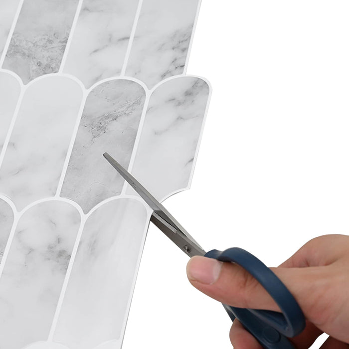 Adesivi Decorativi 10 pcs Marmo Grigio 30 x 30 x 0,8 cm 42021287