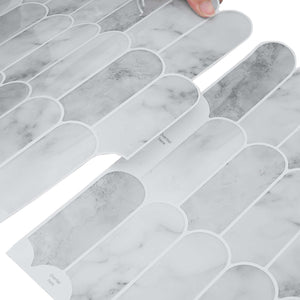 Adesivi Decorativi 10 pcs Marmo Grigio 30 x 30 x 0,8 cm 42021287