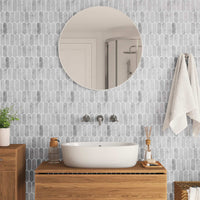 Adesivi Decorativi 10 pcs Marmo Grigio 30 x 30 x 0,8 cm 42021287