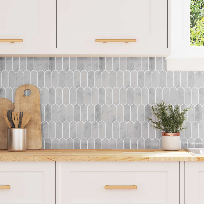 Adesivi Decorativi 20 pcs Marmo Grigio 30 x 30 x 0,8 cm 42021288