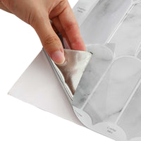 Adesivi Decorativi 50 pcs Marmo Grigio 30 x 30 x 0,8 cm 42021289