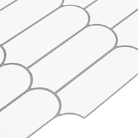 Adesivi Decorativi 20 pcs Bianco e Grigio 30 x 30 x 0,8 cm 42021291