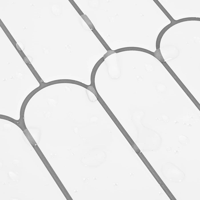 Adesivi Decorativi 20 pcs Bianco e Grigio 30 x 30 x 0,8 cm 42021291