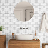 Adesivi Decorativi 20 pcs Bianco e Grigio 30 x 30 x 0,8 cm 42021291