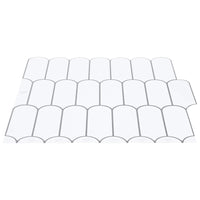 Adesivi Decorativi 20 pcs Bianco e Grigio 30 x 30 x 0,8 cm 42021291