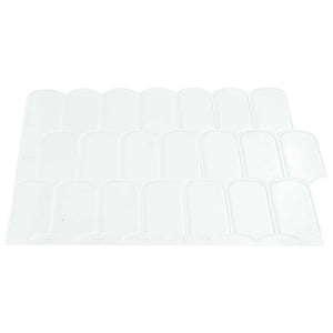 Adesivi Decorativi 10 pcs Bianco 30 x 30 x 0,8 cm 42021293