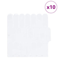 Adesivi Decorativi 10 pcs Bianco 30 x 30 x 0,8 cm 42021293