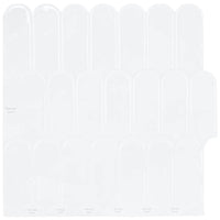 Adesivi Decorativi 50 pcs Bianco 30 x 30 x 0,8 cm 42021295