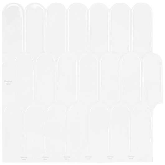 Adesivi Decorativi 50 pcs Bianco 30 x 30 x 0,8 cm 42021295