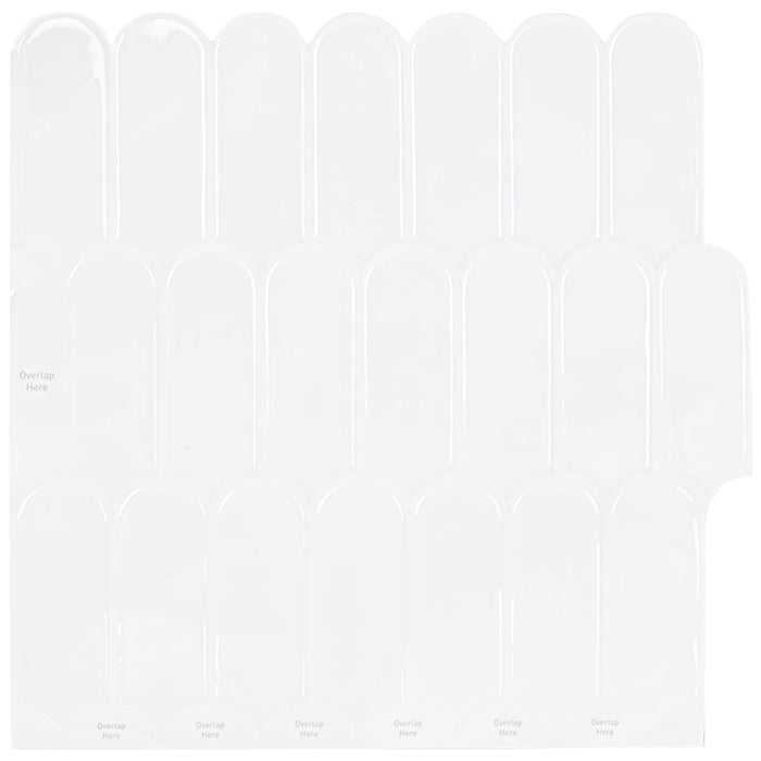 Adesivi Decorativi 50 pcs Bianco 30 x 30 x 0,8 cm 42021295