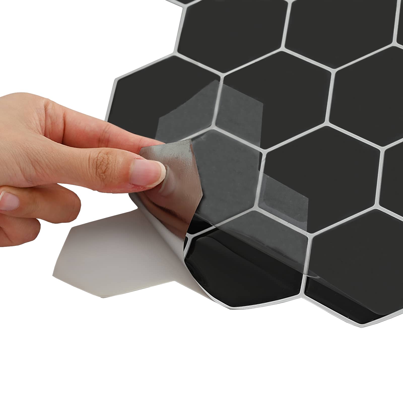 Piastrella a scaglie di pesce 20 pcs Verde Scuro 30 x 30 cm 42021312