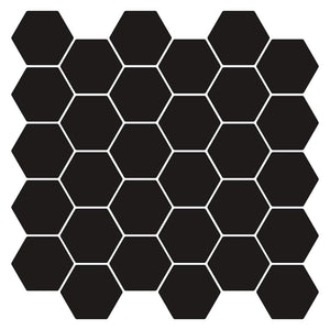 Piastrella Esagonale 50 pcs Grigio 30 x 30 cm Poliuretano e PET 42021325