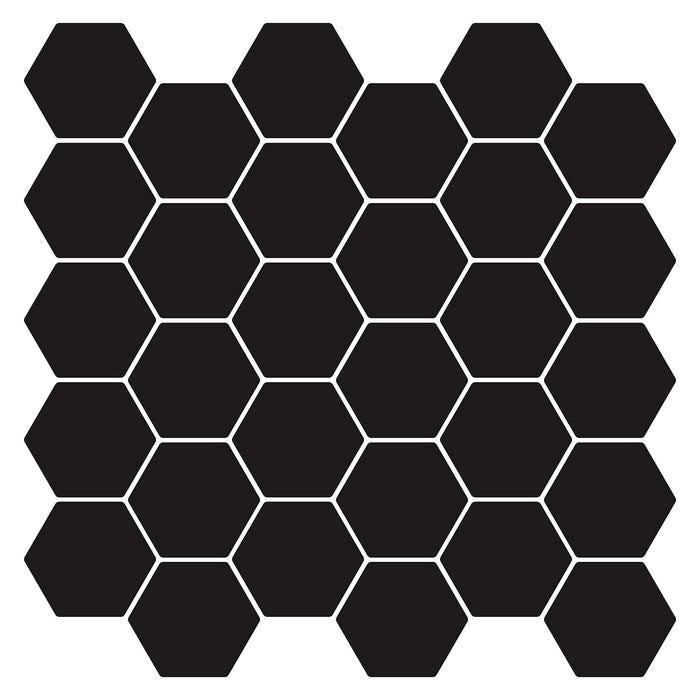 Piastrella Esagonale 50 pcs Grigio 30 x 30 cm Poliuretano e PET 42021325