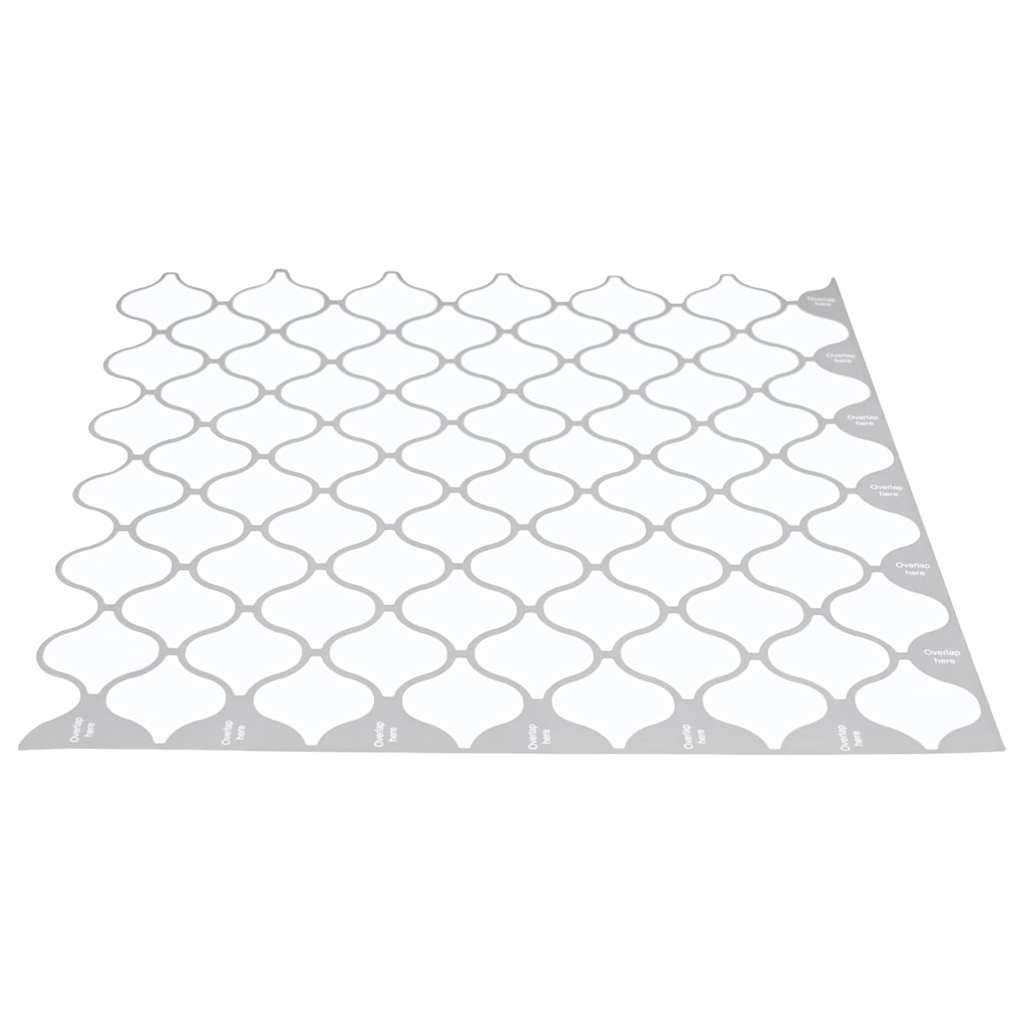 Adesivi Decorativi 50 pcs Bianco 27 x 27 x 0.8 cm 42021331