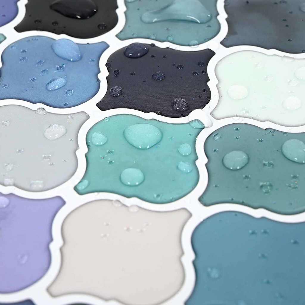 Adesivi Decorativi 20 pcs Blu Verde 27 x 27 x 0.8 cm 42021339