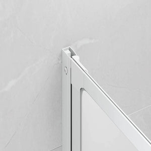 Schermo da Bagno Glassato 120 x 117 cm Alluminio & Pannello PP 42023504