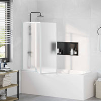 Schermo da Bagno Glassato 120 x 117 cm Alluminio & Pannello PP 42023504