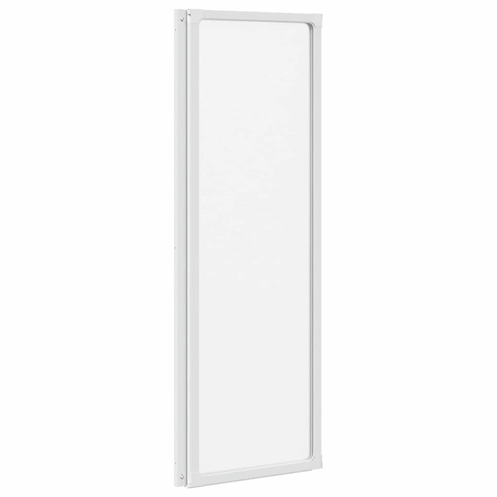 Schermo da Bagno Glassato 120 x 117 cm Alluminio & Pannello PP 42023504