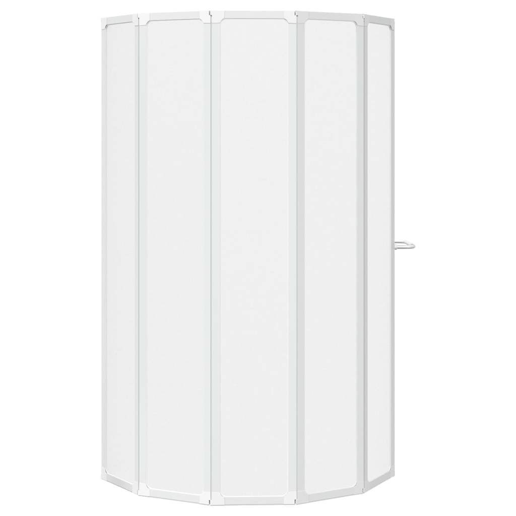 Schermo da Bagno Glassato 168 x 140 cm Alluminio & Pannello PP 42023506