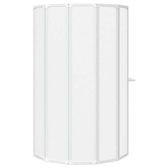 Schermo da Bagno Glassato 168 x 140 cm Alluminio & Pannello PP 42023506