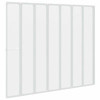 Schermo da Bagno Glassato 168 x 140 cm Alluminio & Pannello PP 42023506