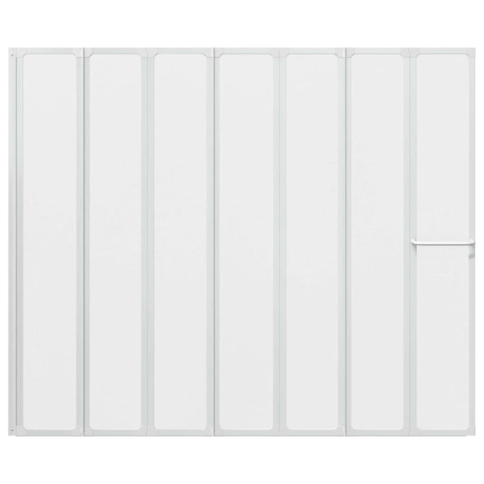 Schermo da Bagno Glassato 168 x 140 cm Alluminio & Pannello PP 42023506